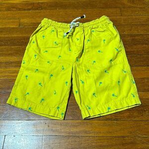 Boden Boys Palm Tree Print Shorts, Sz 11 Yrs